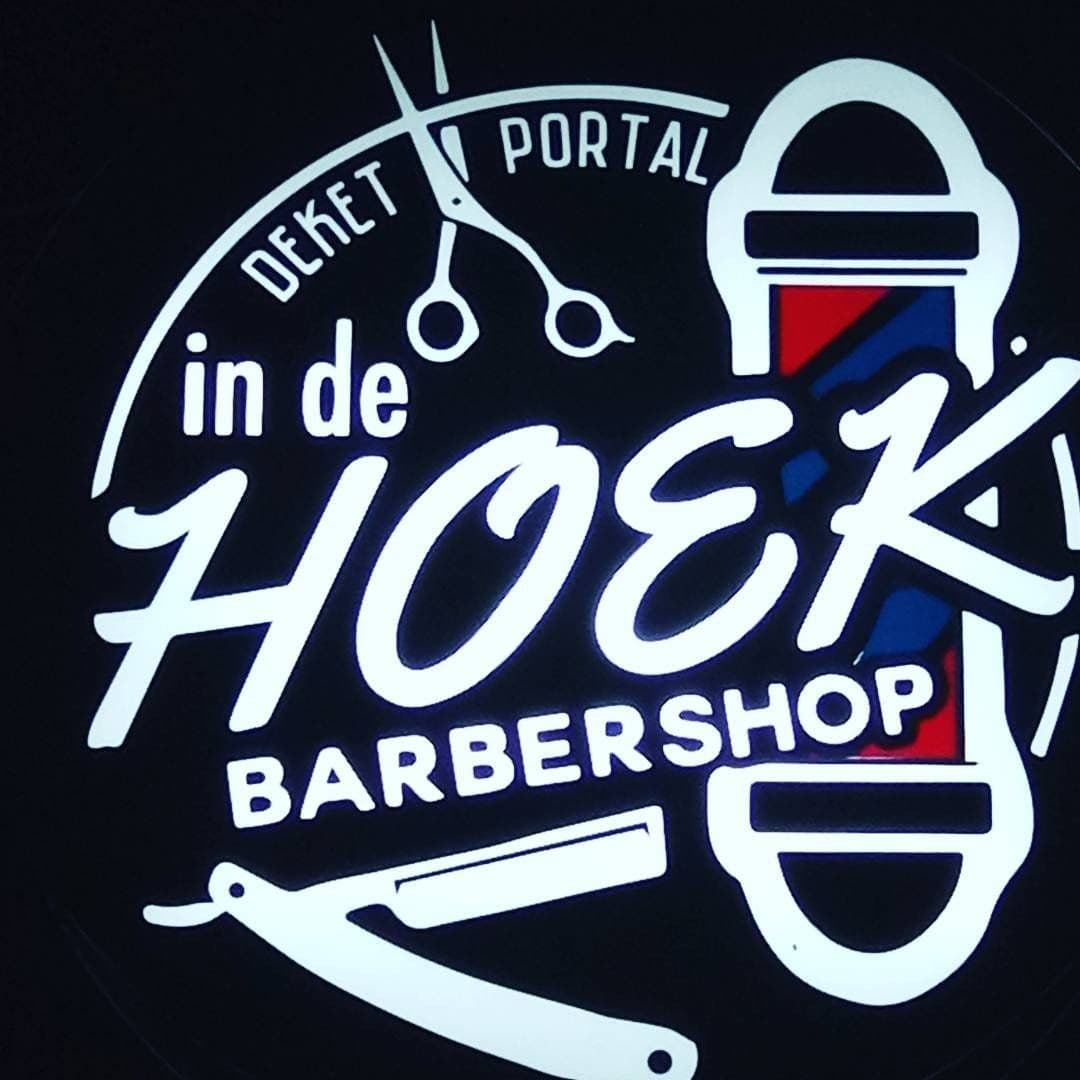 Logo In De HOEK BARBERSHOP